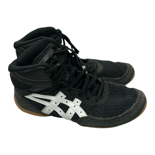 Vist Large View of Product Image Which is Used Asics Wrestling Shoes Black Junior 01