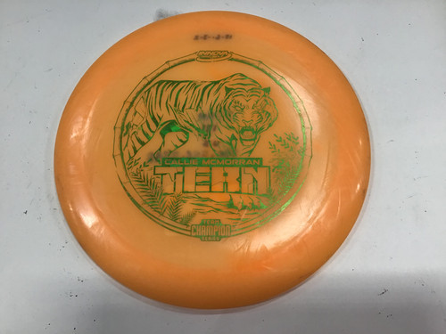 Vist Large View of Product Image Which is Used Innova CHAMPION GLOW TERN Disc Golf Driver Orange 172g