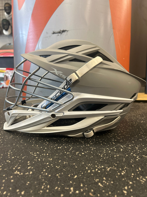 Vist Large View of Product Image Which is Used Cascade XRS Lacrosse Helmet Grey MD