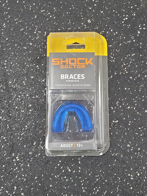 Vist Large View of Product Image Which is New Shock Doctor Adult Braces Mouthguard