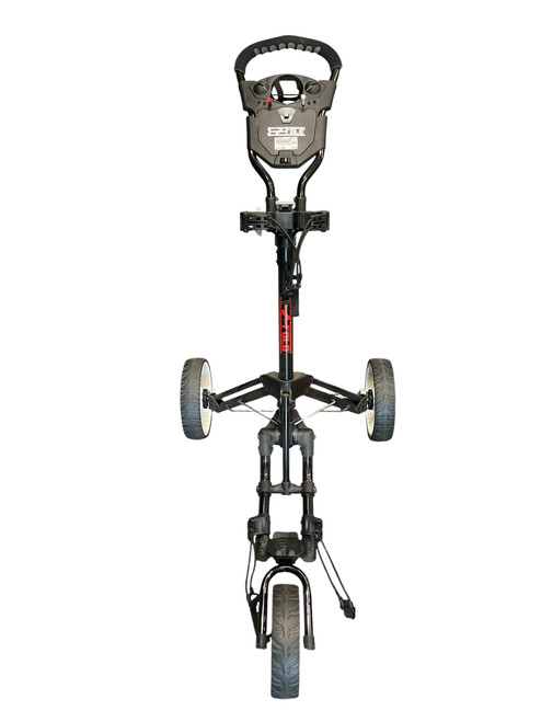 Vist Large View of Product Image Which is Used EZ FOLD COLLAPSIBLE PUSH CART Golf Cart 3 Wheel