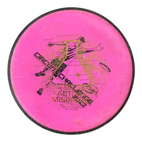 Vist Large View of Product Image Which is Used MVP ELECTRON ATOM Disc Golf Putter Pink 173g