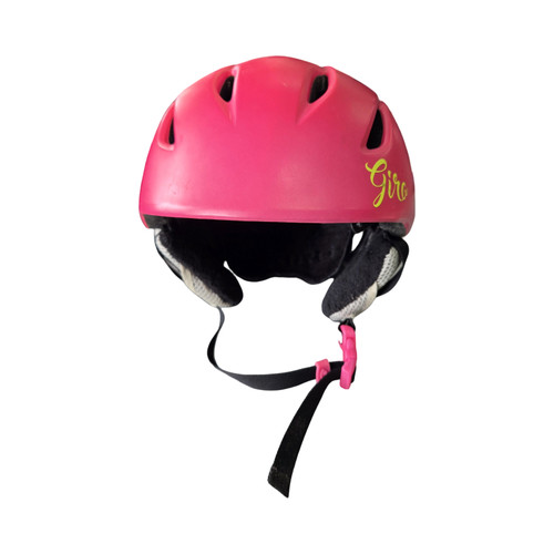 Vist Large View of Product Image Which is Used Giro LAUNCH YOUTH SNOW HELMET Snowsport Helmet Youth Neon Pink One Size