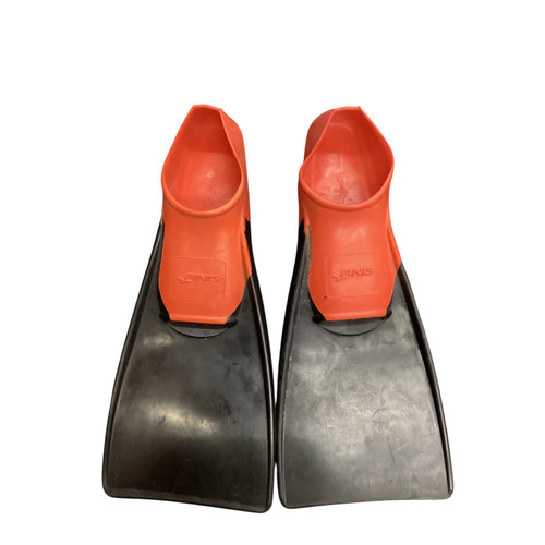 Vist Large View of Product Image Which is Used Finis Underwater Fins Orange SM