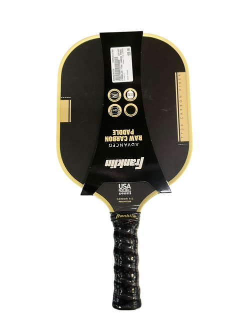 Vist Large View of Product Image Which is Used Franklin T700 CARBON Pickleball Racquet Black
