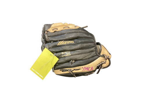 Vist Large View of Product Image Which is Used Mizuno NNX100P BB/SB Glove T-ball Black 10"