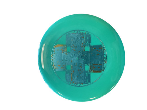 Vist Large View of Product Image Which is Used Innova FACTORY SECOND STAR DESTROYER Disc Golf Driver Green