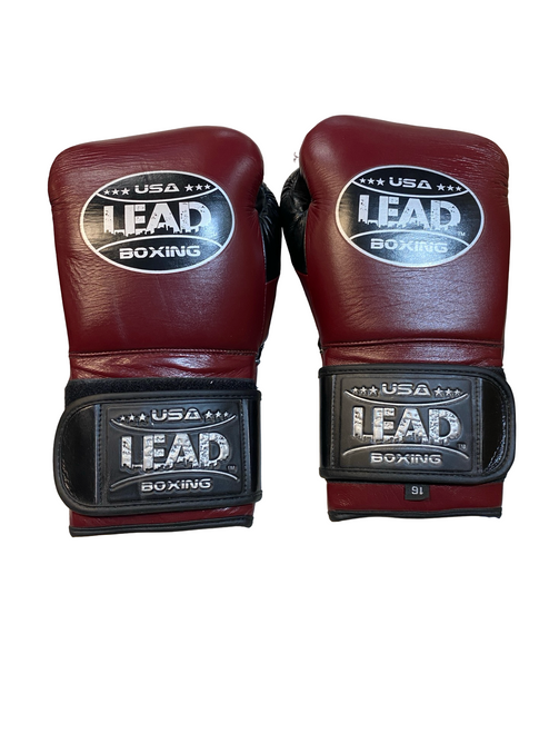 Vist Large View of Product Image Which is Used USA Boxing Gloves Maroon MD