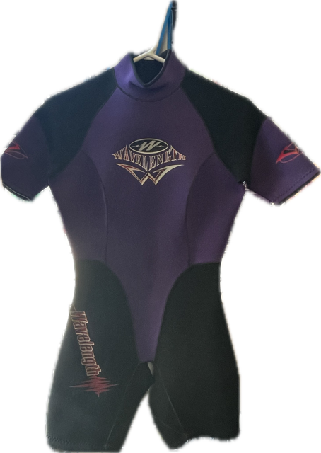 Vist Large View of Product Image Which is Used Womens Spring Wetsuit Purple W10