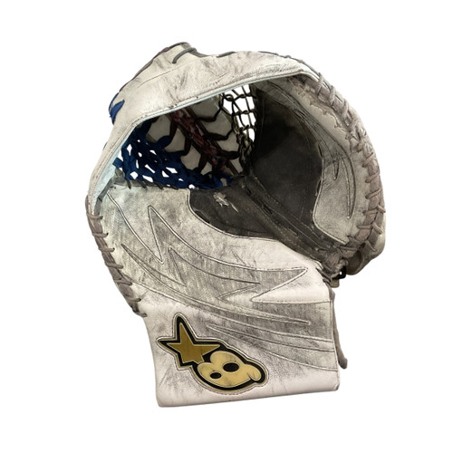 Vist Large View of Product Image Which is Used Brians G-NETIK 5.0 Inter Goalie Catcher White