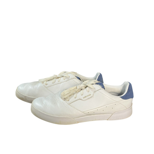 Vist Large View of Product Image Which is Used Adidas Mens Golf Shoes White Senior 10