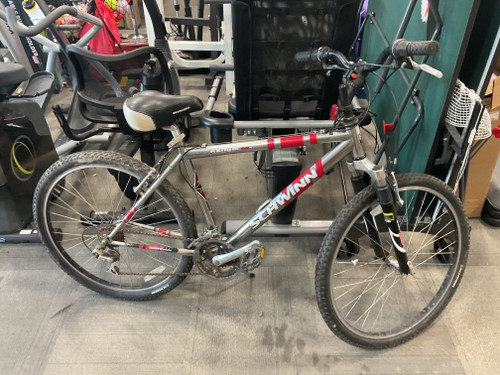 Vist Large View of Product Image Which is Used Schwinn RANGER 2.6 FS Mountain Bike Mens Grey 43-47cm - 17-18" - MD Frame