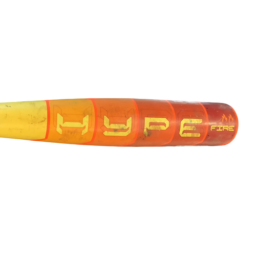 Vist Large View of Product Image Which is Used Easton HYPE FIRE BB/SB USA 2 5/8 Bat Orange 29"