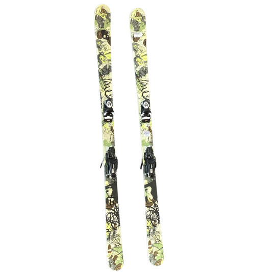 Vist Large View of Product Image Which is Used Line INVADER TWIN TIPS Mens DH Ski/Binding Yellow 171 cm