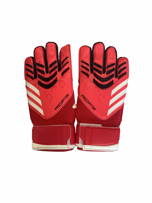 Vist Large View of Product Image Which is Used Adidas PREDATOR Soccer Goalie Gloves Red 10
