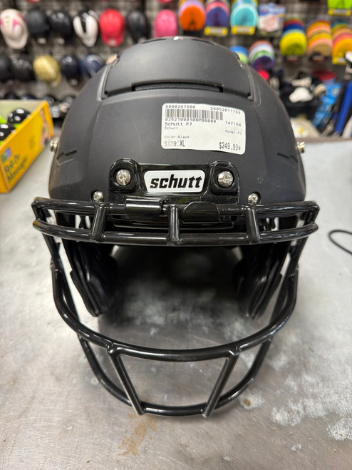 Vist Large View of Product Image Which is Used Schutt F7 FB Helmet Black XL