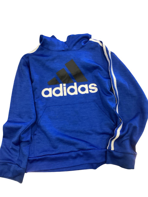 Vist Large View of Product Image Which is Used Adidas L.S. Sweatshirt Y Royal Blue MD