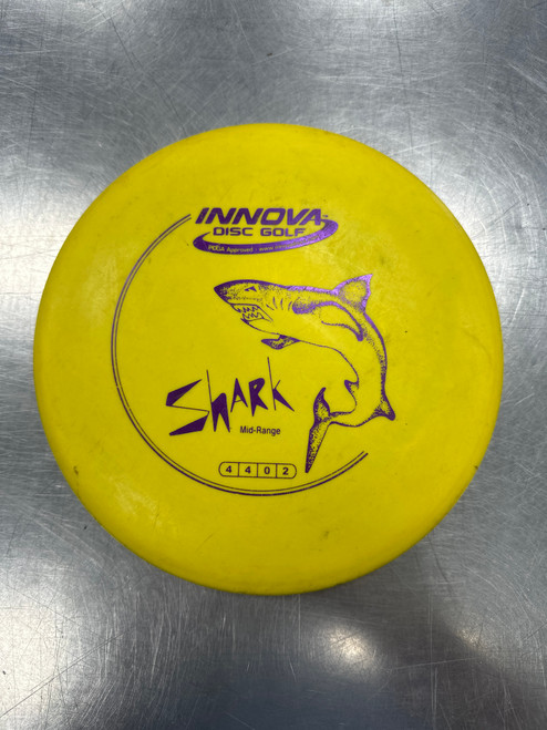 Vist Large View of Product Image Which is Used Innova SHARK Disc Golf Mid Range Yellow