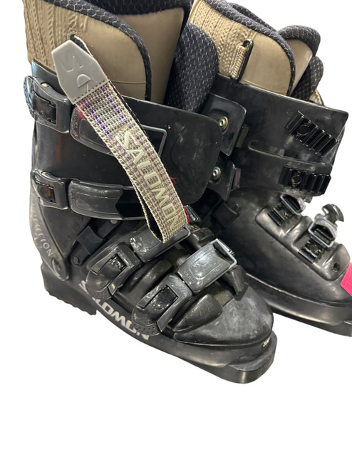 Vist Large View of Product Image Which is Used Salomon EVOLUTION 7.2 Mens DH Ski Boot Black 250 MP - M07 - W08