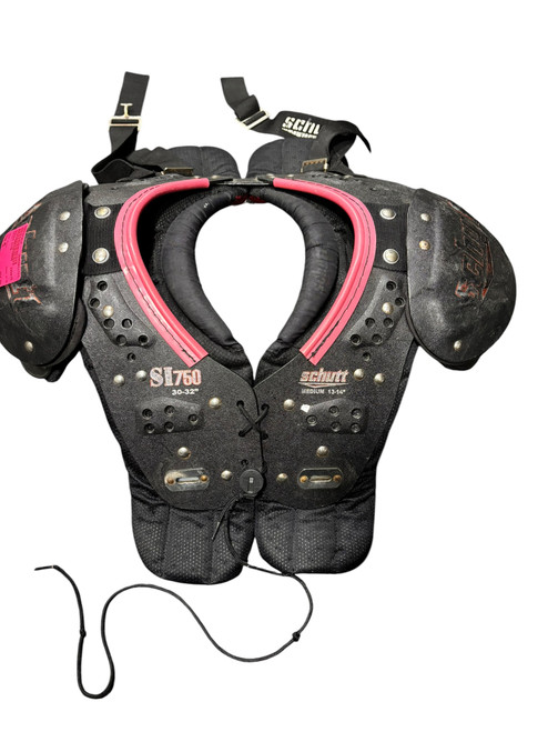 Vist Large View of Product Image Which is Used Schutt S170 FB Shoulder Pads Black MD