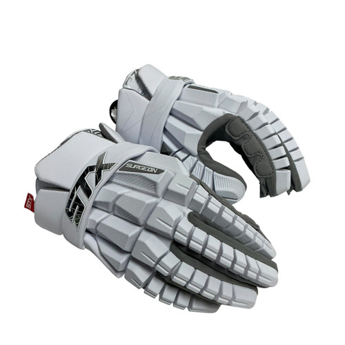 Vist Large View of Product Image Which is Used Maverik RZR2 Lacrosse Gloves Mens None LG