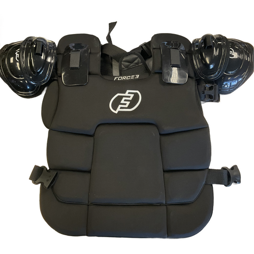Vist Large View of Product Image Which is Used FORCE3 UMPIRE CHEST PROTECTOR Umpire Chest Protector