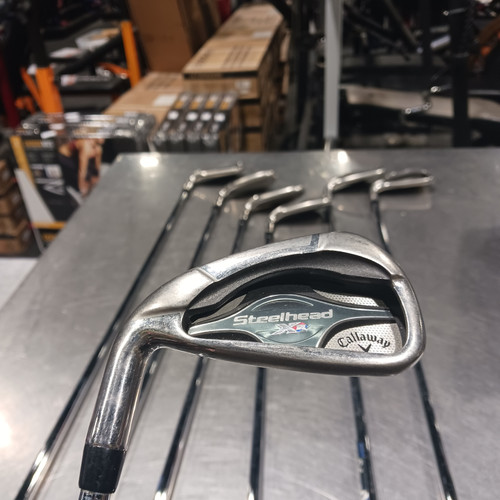 Vist Large View of Product Image Which is Used Callaway STEELHEAD XR Mens Iron Set LH 5I-GW/AW
