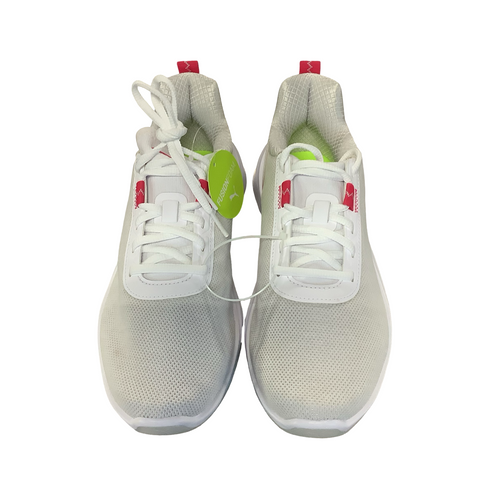 Vist Large View of Product Image Which is Used Puma Jr Golf Shoes White Youth 06.0