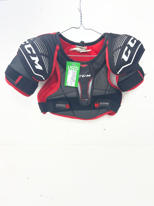 Vist Large View of Product Image Which is Used CCM JETSPEED FT350 Junior Shoulder Pads MD