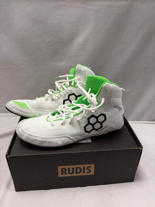 Vist Large View of Product Image Which is Used Rudis Wrestling Shoes White Senior 12