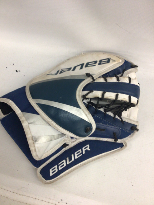 Vist Large View of Product Image Which is Used Bauer CATCHER Youth Goalie Catcher Royal Blue
