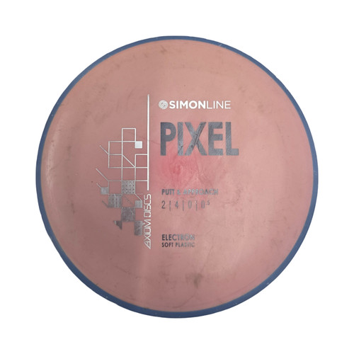 Vist Large View of Product Image Which is Used MVP ELECTRON PIXEL SIMON LINE Disc Golf Putter Pink
