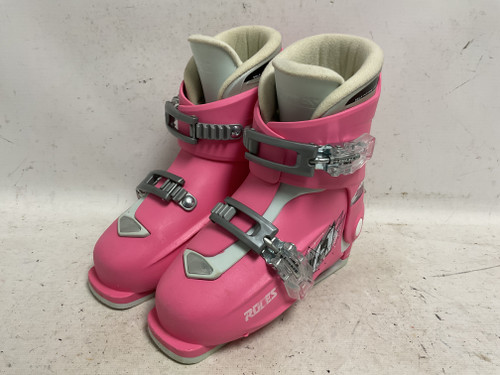 Vist Large View of Product Image Which is Used Roces IDEA UP 6 IN 1 190-220 Girls DH Ski Boot Pink 190 MP - Y12