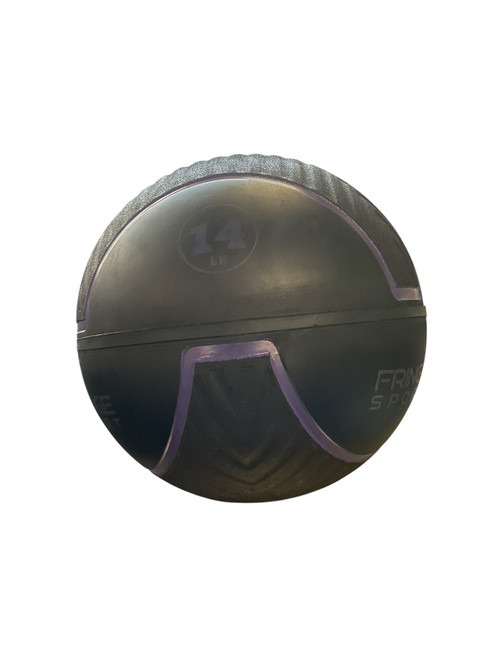 Vist Large View of Product Image Which is Used Medicine Ball Black 14 lb