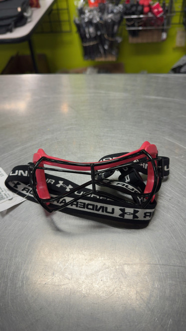 Vist Large View of Product Image Which is Used Under Armour UA FH Facial Protection Red Junior