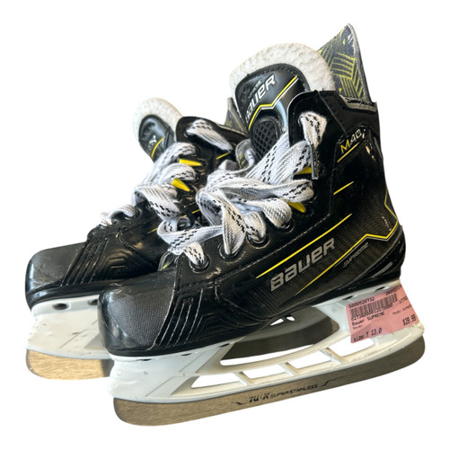 Vist Large View of Product Image Which is Used Bauer SUPREME M40 Youth Hockey Skate Youth 13.0