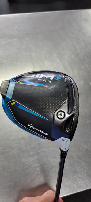 Vist Large View of Product Image Which is Used Taylormade SIM 2 MAX Mens Driver RH 9.0 Degree