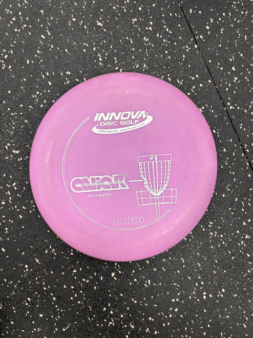 Vist Large View of Product Image Which is Used Innova DX AVIAR Disc Golf Putter Purple
