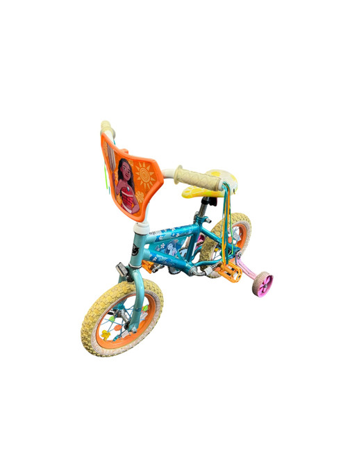 Vist Large View of Product Image Which is Used MOANA Training Wheel Bike Girls Royal Blue 12"