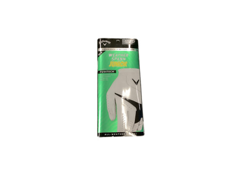 Vist Large View of Product Image Which is Used Callaway Jr Golf Glove White LG