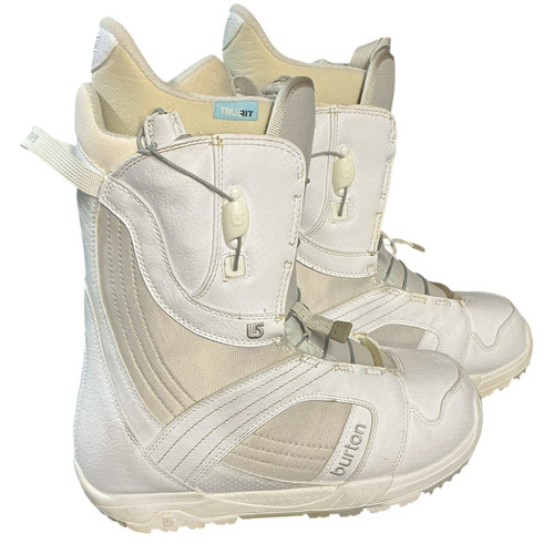 Vist Large View of Product Image Which is Used Burton MINT Womens Snowboard Boots White Senior 8.5