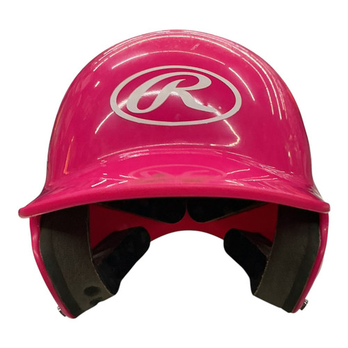 Vist Large View of Product Image Which is Used Rawlings MLTBH-R1 Batting Helmet No Mask Pink SM