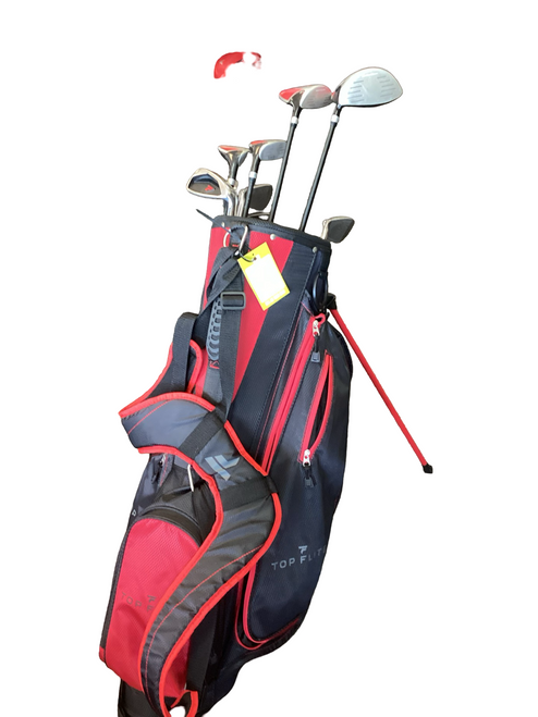 Vist Large View of Product Image Which is Used Top Flite TI MATRIX Mens Package Set RH Red 11 Piece