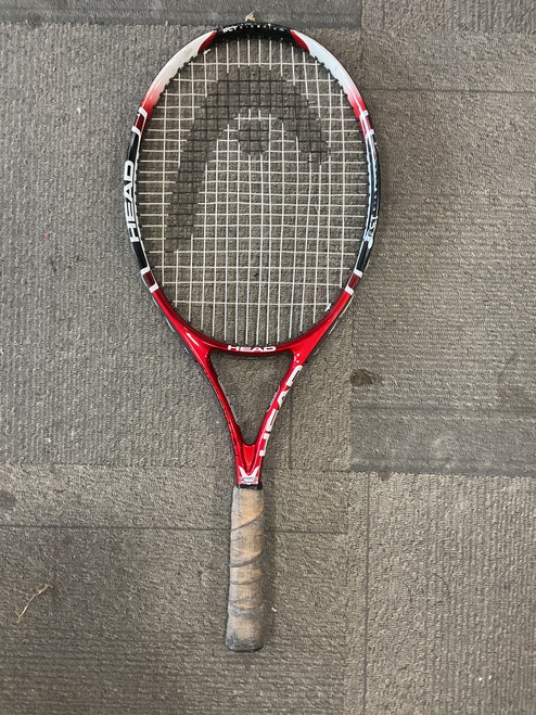 Vist Large View of Product Image Which is Used Head PCT PRO ELITE Adult Tennis Racquet Red 4 3/8"