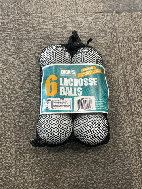 Vist Large View of Product Image Which is Used Lacrosse Balls White