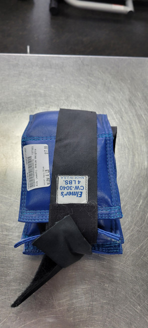 Vist Large View of Product Image Which is Used Ankle Weights Navy Blue 4 lb