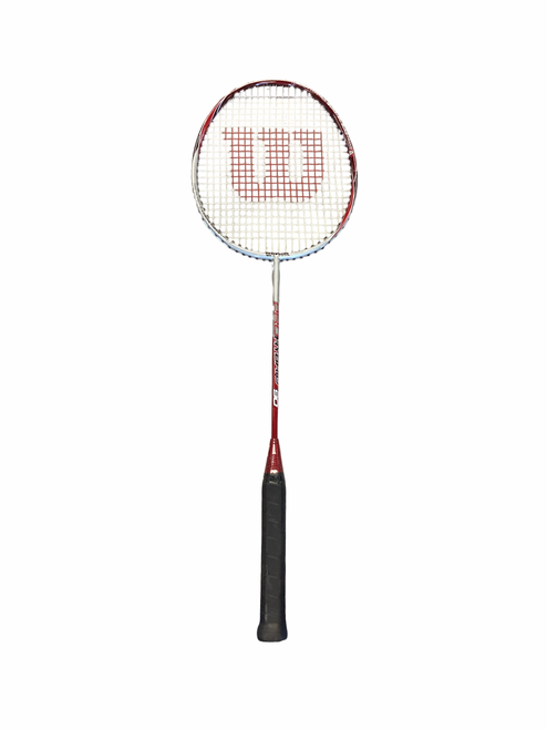 Vist Large View of Product Image Which is Wilson PRO HYBRID Adult Badminton Racquet Black 3 3/8"