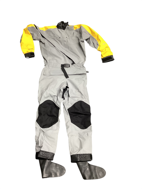 Vist Large View of Product Image Which is Used NRS Triton Mens Full Dry Suit Kayaking Mens Medium