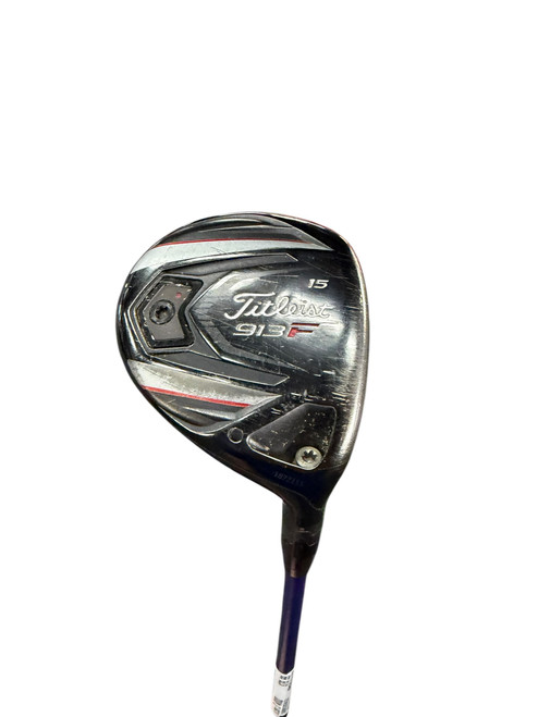 Vist Large View of Product Image Which is Used Titleist 913F Mens Fairway Wood RH 3 Wood