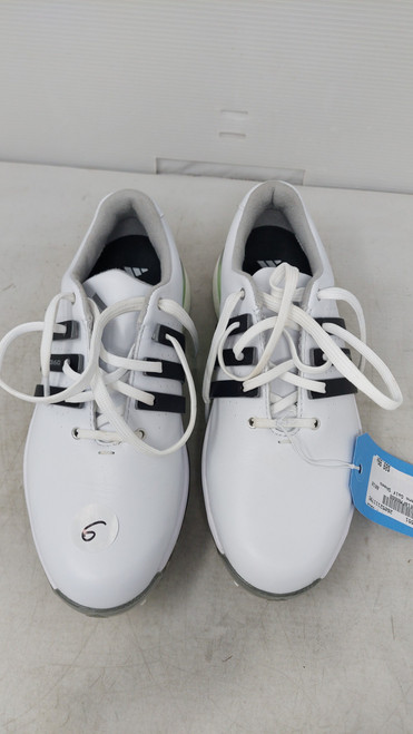 Vist Large View of Product Image Which is Used Adidas Mens Golf Shoes White Senior 6